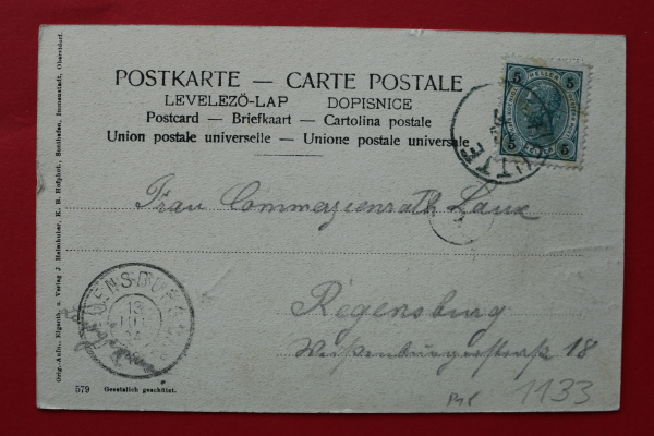 Postcard PC Schluxen / 1904